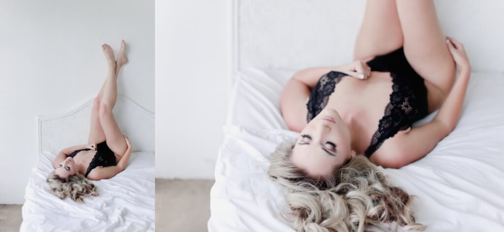 boudoir photo shoot done by senzua boudoir photography