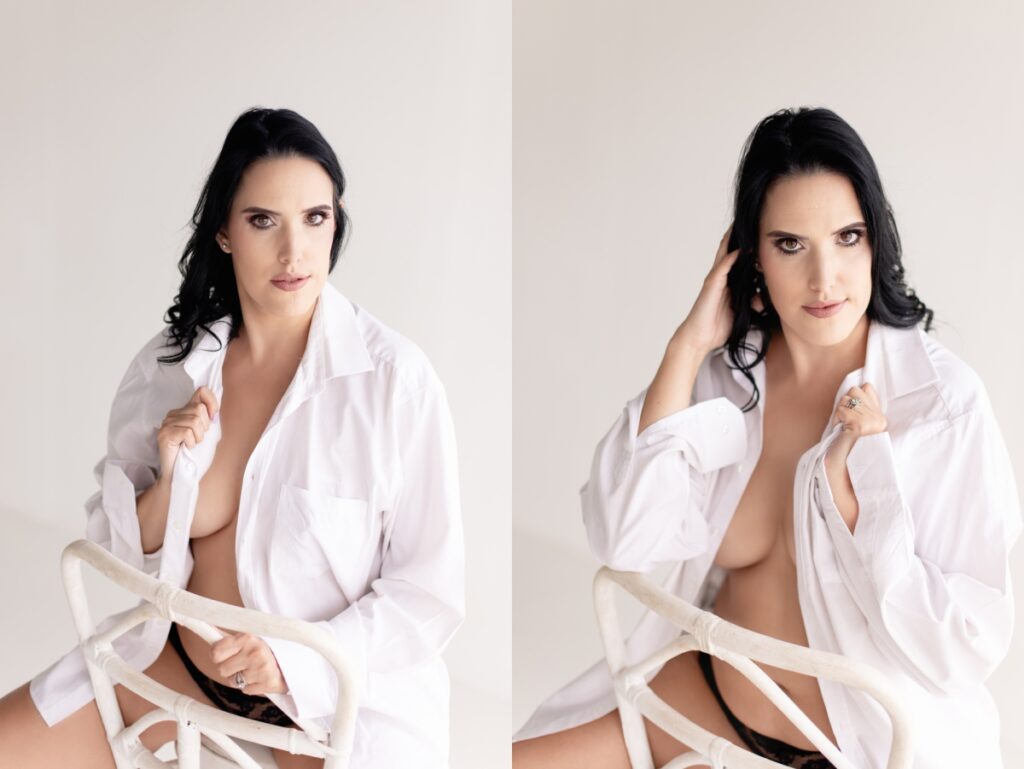 boudoir photo shoot