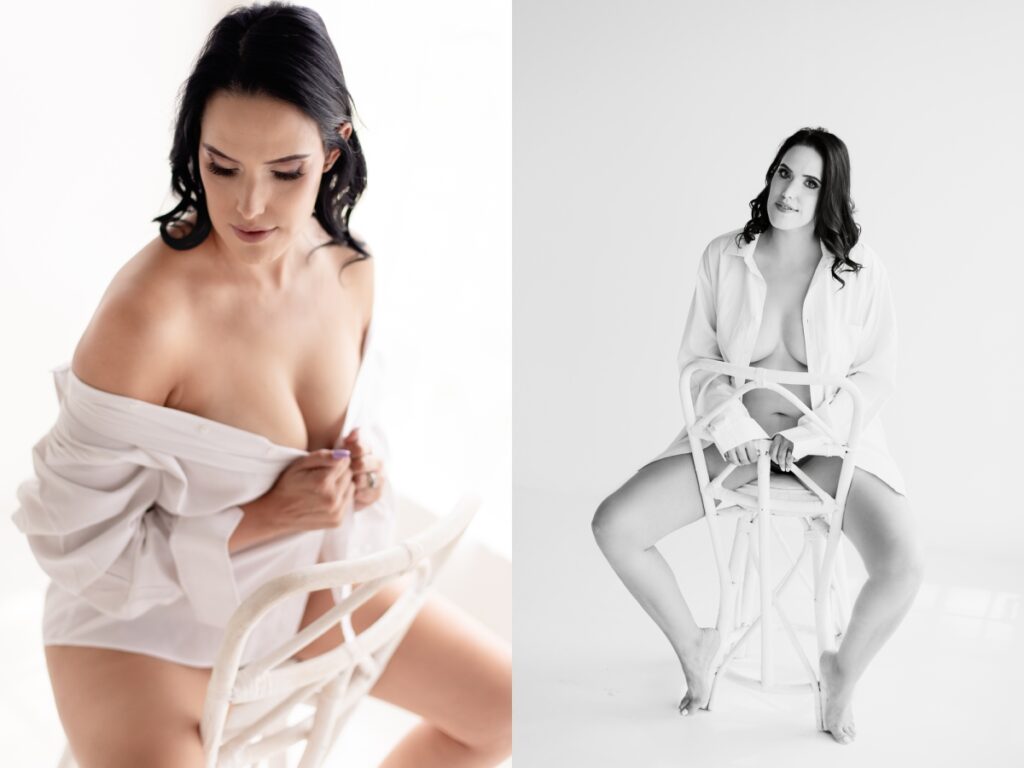 boudoir photo shoot