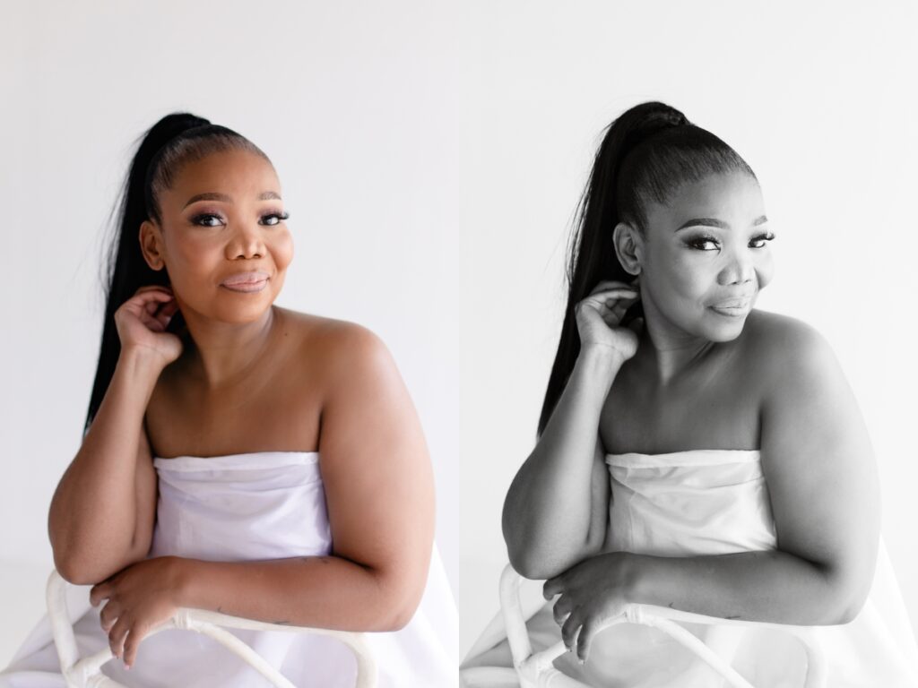 stylish classy boudoir photo shoot