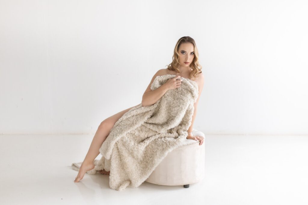 implied nude boudoir